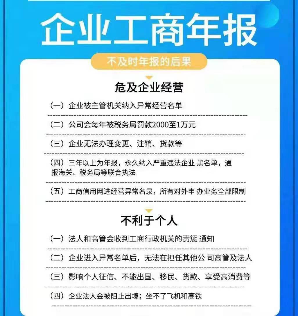 代办工商年报异常，税务罚款，疑难注销，变更，核名等