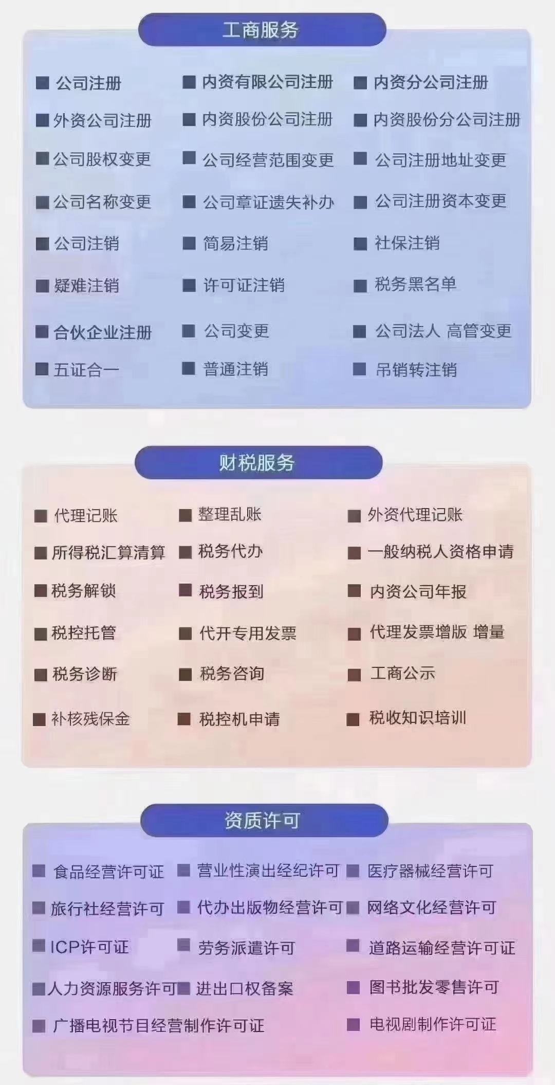 工商代办一站式服务