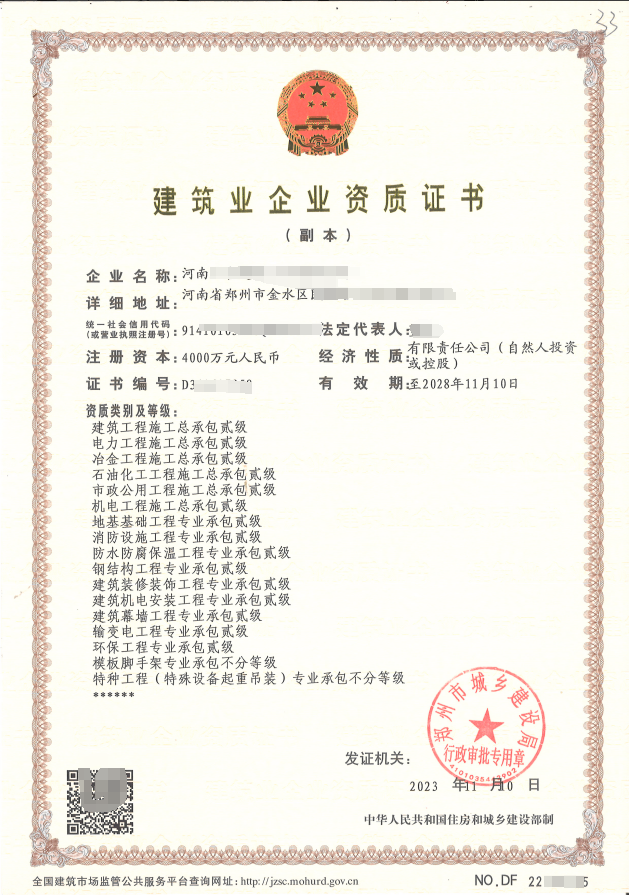 河南六合现成六总包资质低价转让